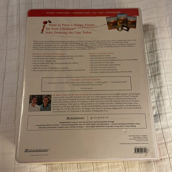 Boundaries with kids Leaders & participant guides vhs - Picture 2 of 9